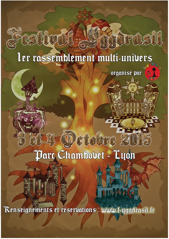 Affiche du Festival Yggdrasil 2015