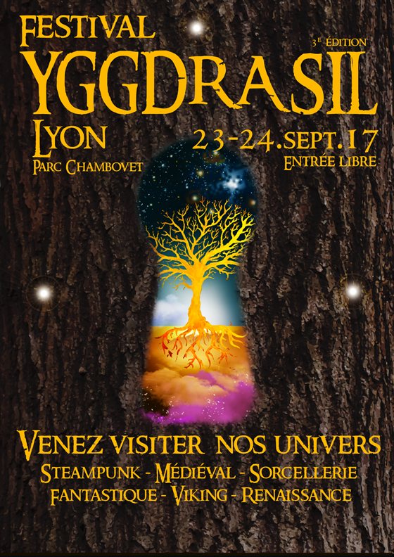 Affiche du Festival Yggdrasil 2017