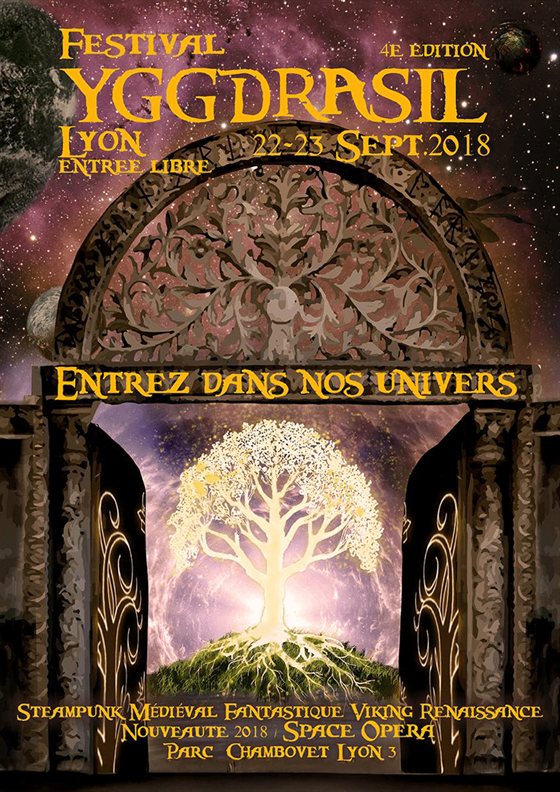 Affiche du Festival Yggdrasil 2018