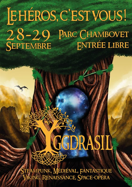 Affiche du Festival Yggdrasil 2019